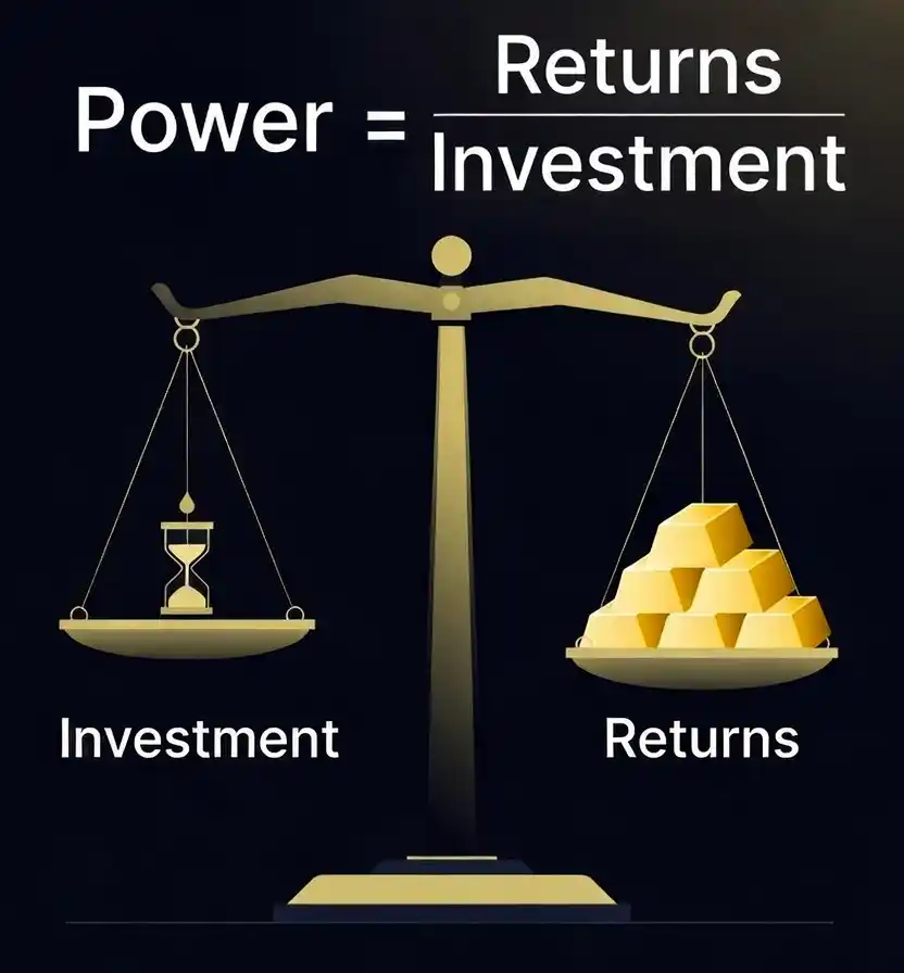 The Power Exchange Equation represented with a scale