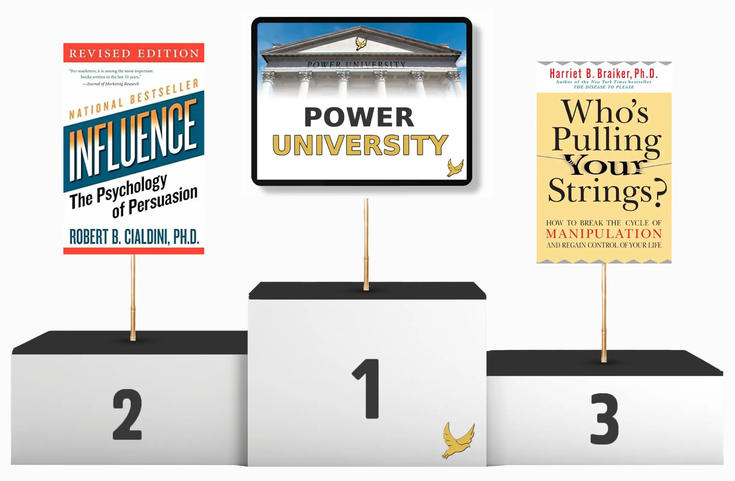 top 3 best advanced social skills resources on a podium