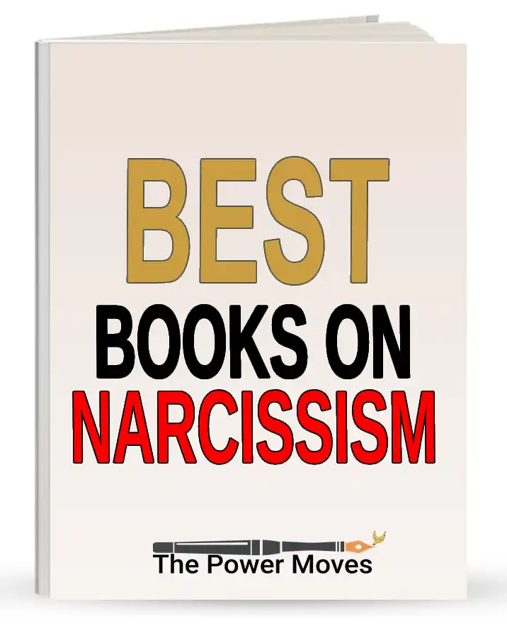 book with 'best books on narcissism' written on the cover