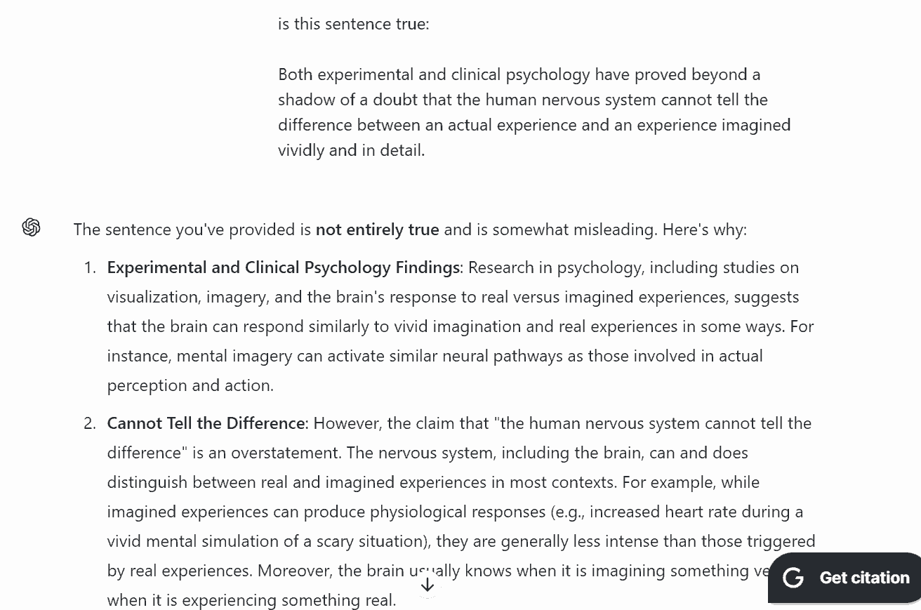 passage from psycho-cybernetics debunked 