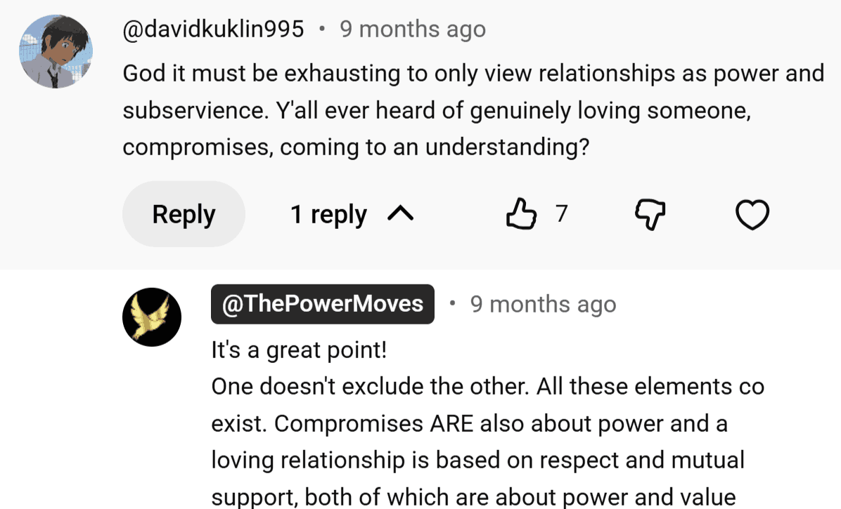 high communionion psychology example