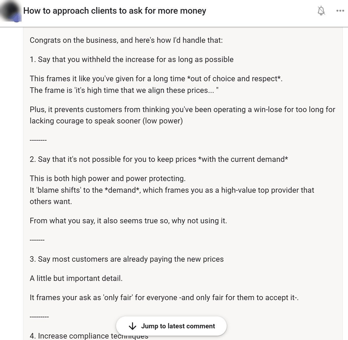 AI compared to human advise for business negotiation