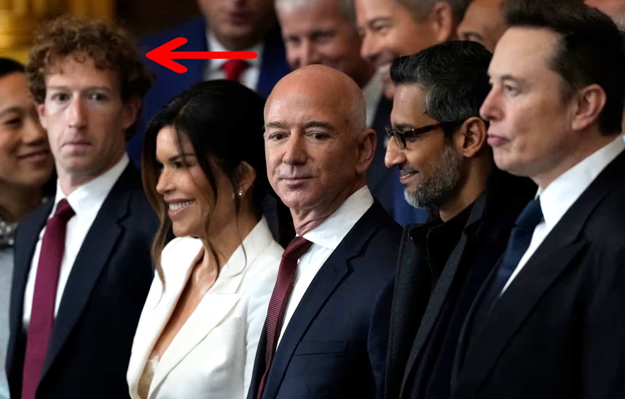 billionaires at trump inauguration to show leadership power dynamics