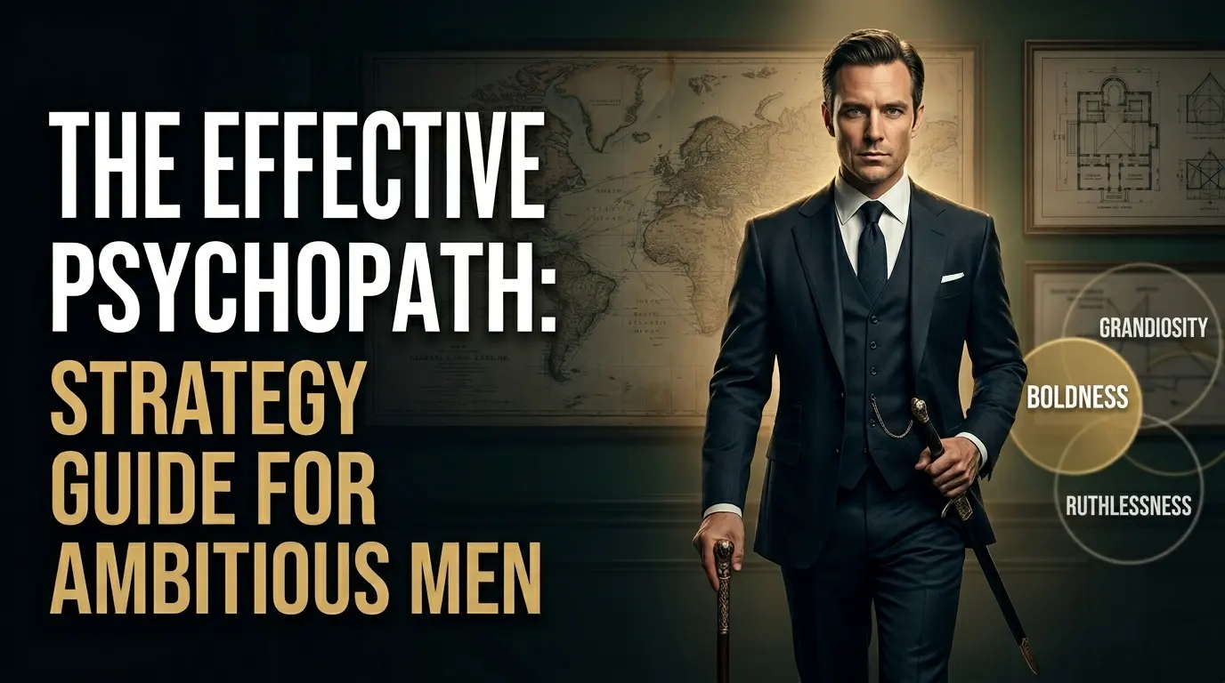 a successful looking man introducing the successful psychopath guide