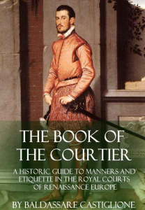 the book of the courtier book cover