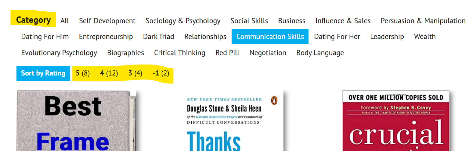 the power moves book reviews sorting