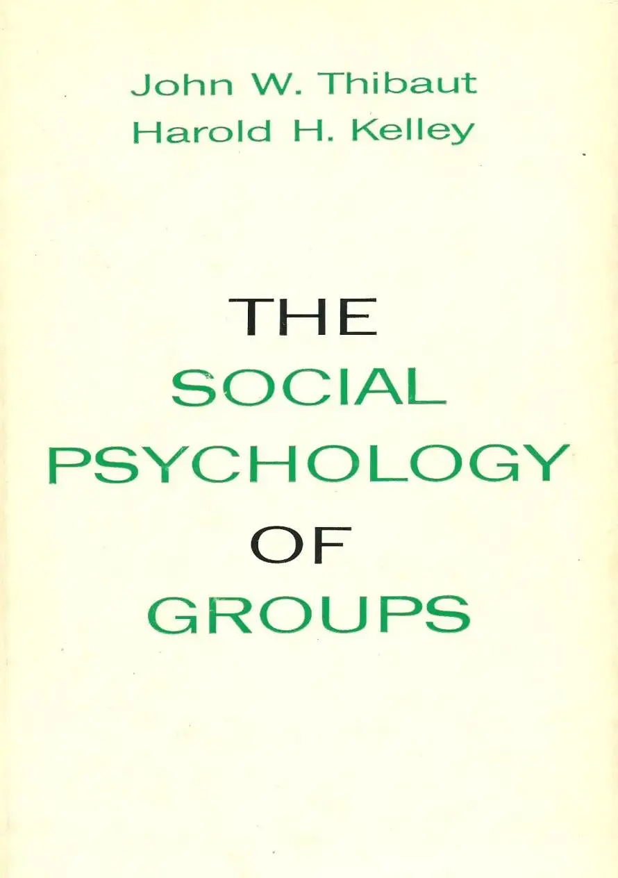 the social psychology of groups book cover