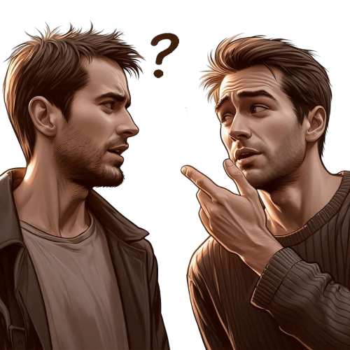 a man cannot remember the other person